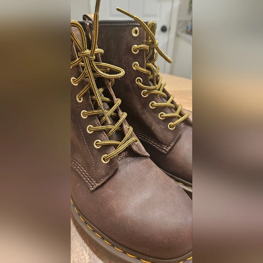 NWOT Dr. Martens 1460 Bex Craxy Horse Leather Lace Up Boot: Mens Size 11 - Picture 6 of 12